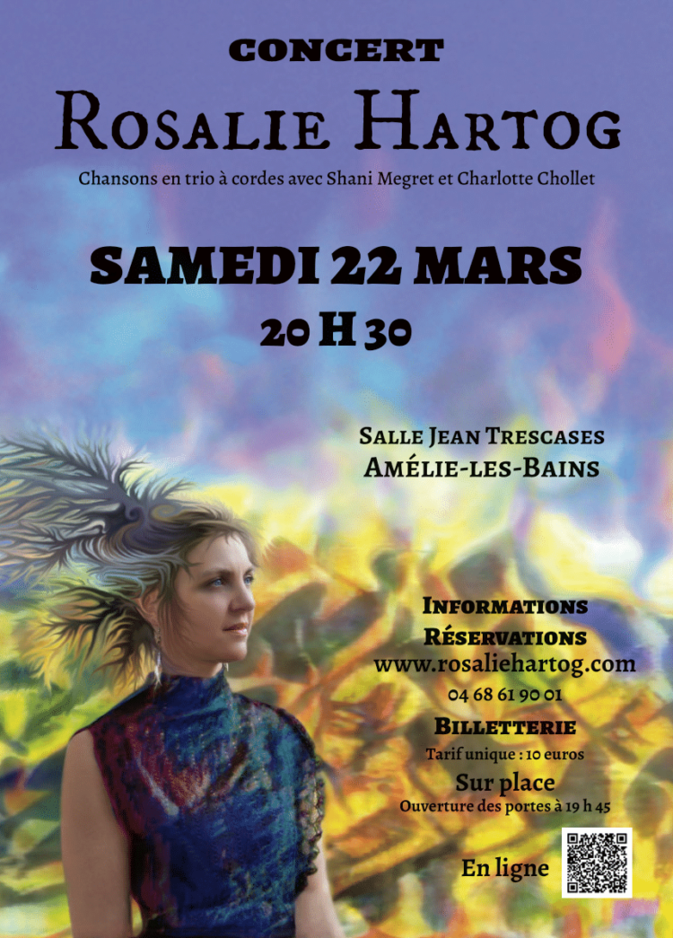 CONCERT DE ROSALIE HARTOG EN TRIO